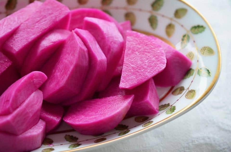 طريقة عمل مخلل اللفت Pickled turnip