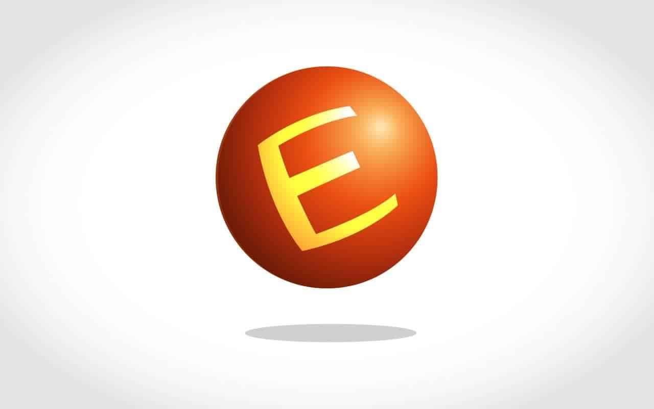 ايقونة حرف e