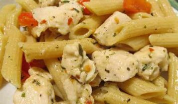 طريقة عمل المكرونة بالدجاج Pasta