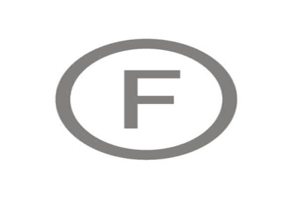 لوجو حرف f