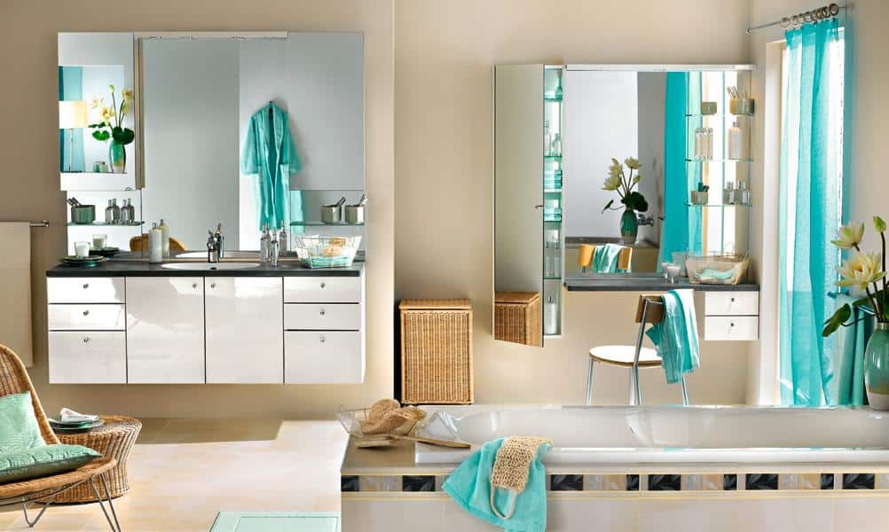 ديكور غرفة حمام روعة 