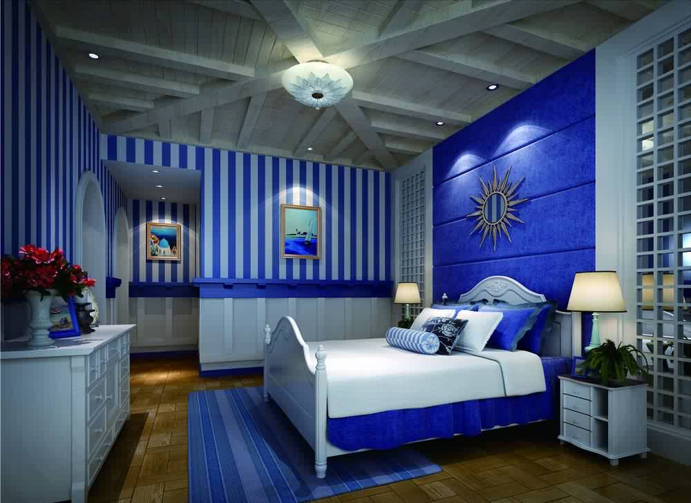 Blue-Bedroom-Interior-Design