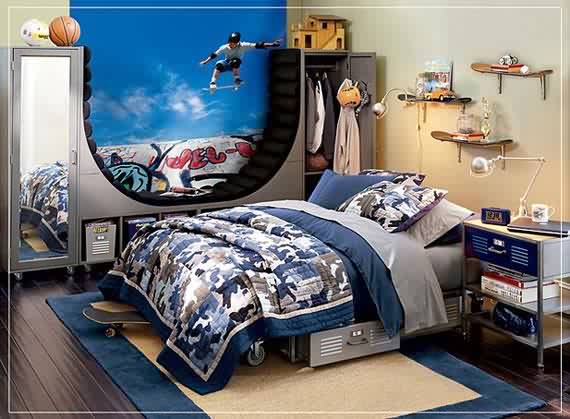 ديكور غرف شباب Decor youth rooms غرفة عصرية