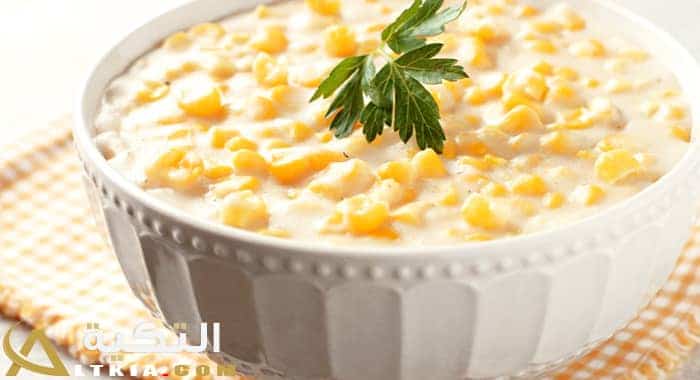 شوربة الكريمة بالذرة