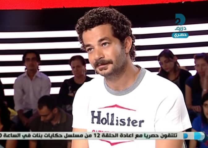 شريف سلامة فى احدى البرامج