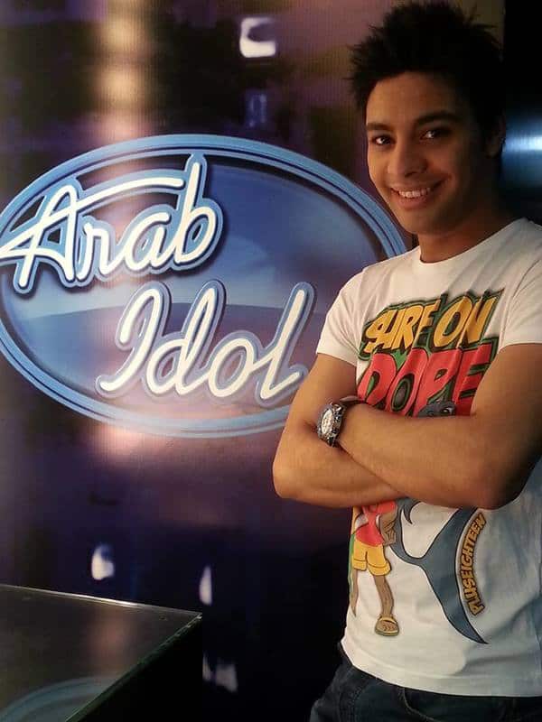 صورة للنجم أحمد جمال فى برنامج arab idol