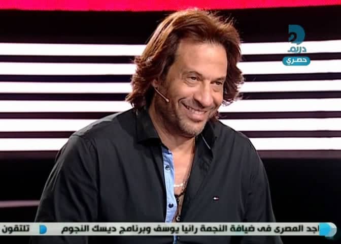 صورة ماجد المصرى فى احدى البرامج