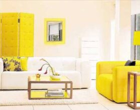 ديكور اصفر Decorative yellow