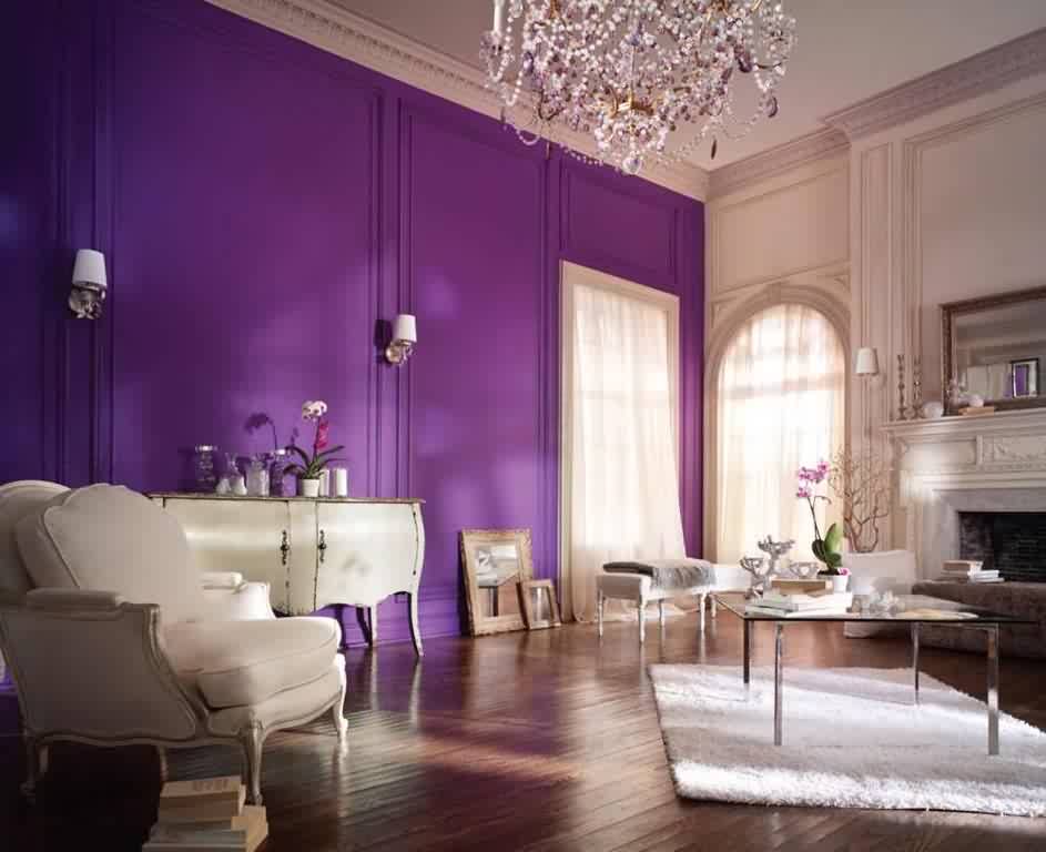 ديكور بنفسجي