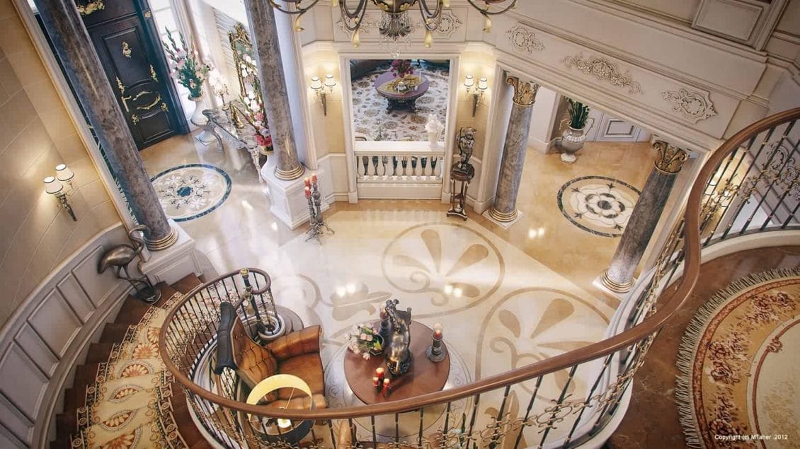 ديكور سلالم فلل Decorative stairs Villas
