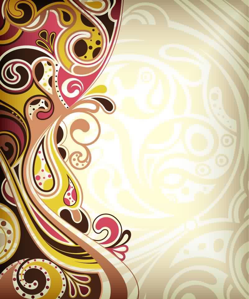 رسم جميل للديكور