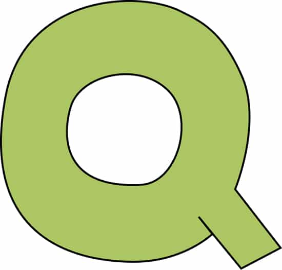 اشكال حرف Q