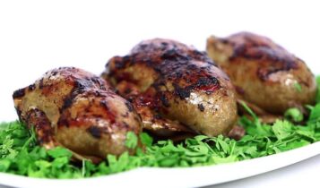 طريقة عمل حمام محشي بالفريك