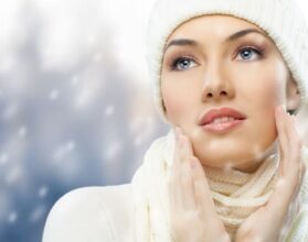 العناية بالبشرة والشعر في الشتاء