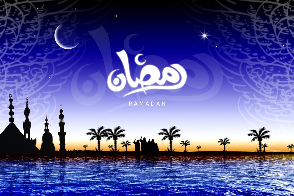 خلفية لرمضان كريم على النيل