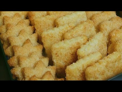 طريقة عمل بسكويت جوز الهند