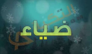معنى اسم ضياء