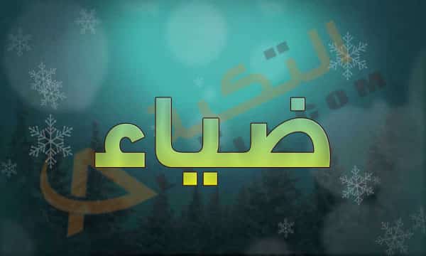 معنى اسم ضياء