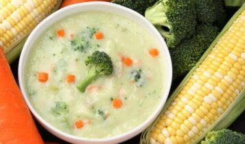 طريقة عمل شوربة الخضار بالكريمة