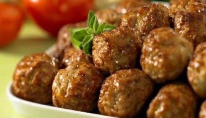 طريقة عمل كرات اللحم بالخضار