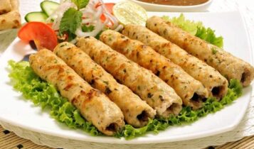 طريقة عمل كباب الدجاج في الفرن