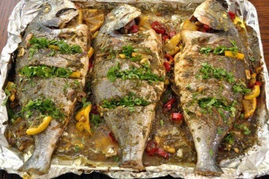 طريقة عمل صينية السمك البلطي في الفرن