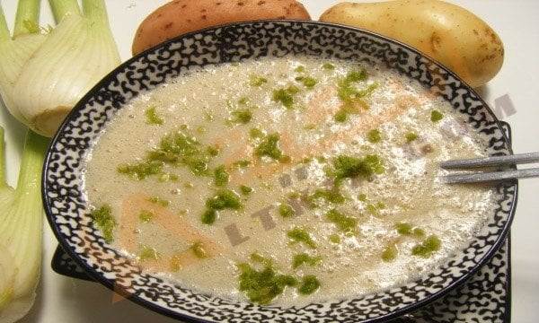 طريقة عمل شوربة البسباس بالبطاطس