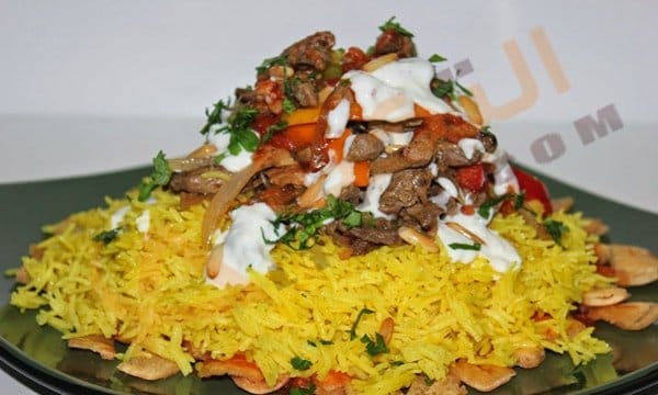 طريقة عمل فتة الشاورما باللحم