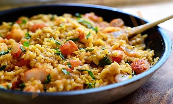 طريقة عمل ريزوتو الجمبري