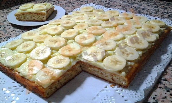 طريقة عمل كيكة الموز