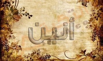 معنى اسم أنين