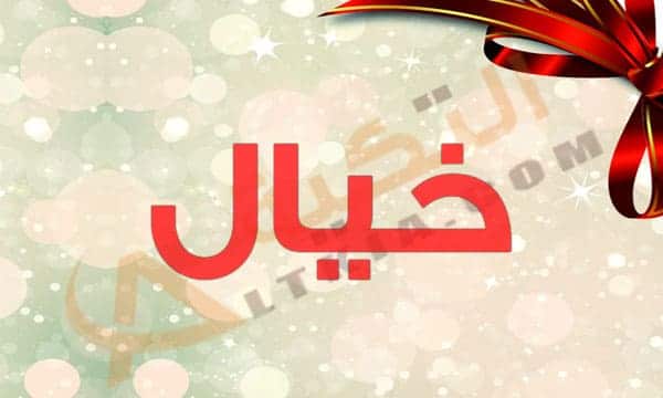 معنى اسم خيال