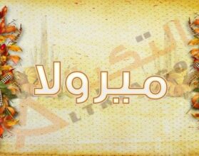 معنى اسم ميرولا
