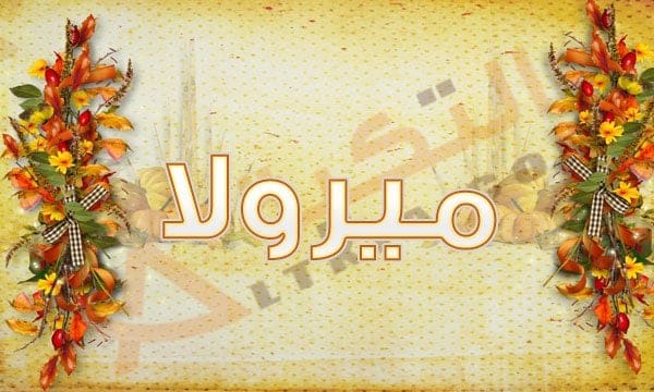 معنى اسم ميرولا