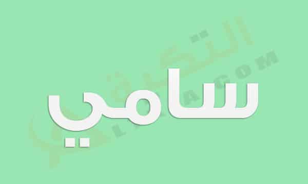 معنى اسم سامي