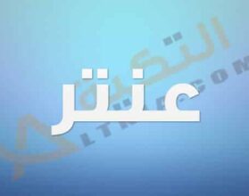 معنى اسم عنتر
