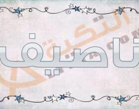 معنى اسم ناصيف
