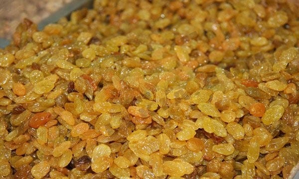 تفسير حلم الزبيب