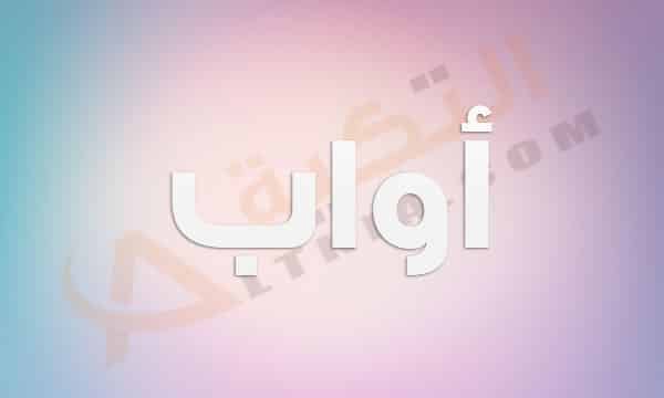 معنى اسم أواب