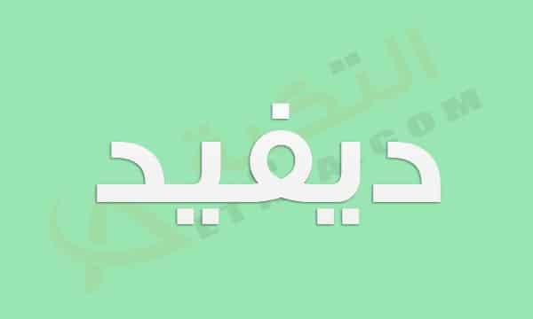 معنى اسم ديفيد