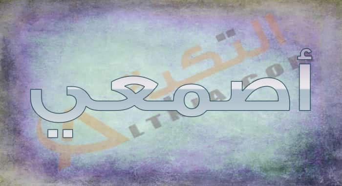 معنى اسم أصمعي