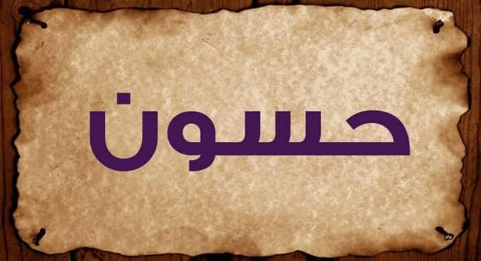 معنى اسم حسون