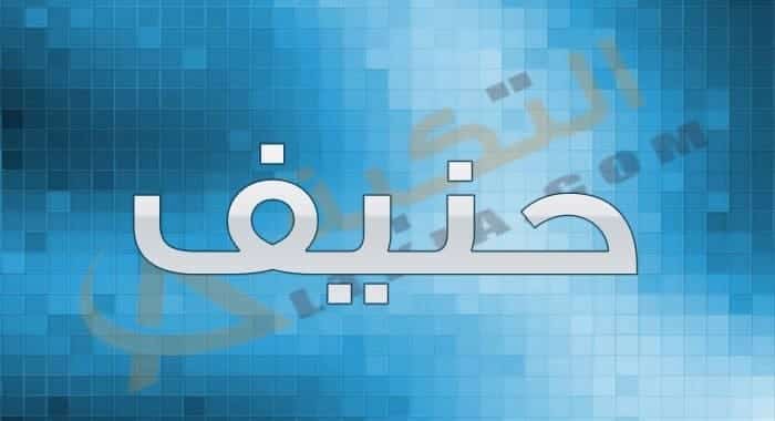 معنى اسم حنيف