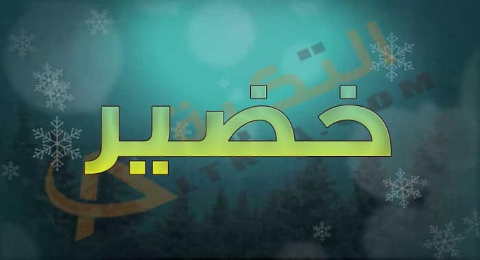 معنى اسم خضير