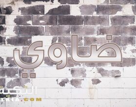 معنى اسم ضاوي