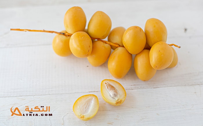 فوائد البلح الأصفر