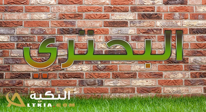 معنى اسم البحتري