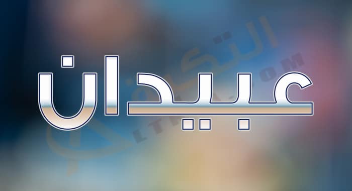 معنى اسم عبيدان