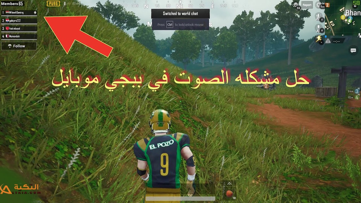 حل مشكلة الصوت في لعبة ببجي