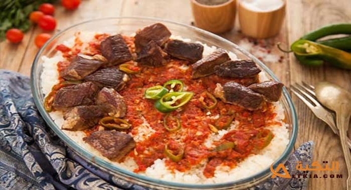 طريقة عمل فتة اللحم